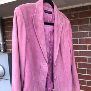 Lafayette 148 New York, Pink Suede Jacket